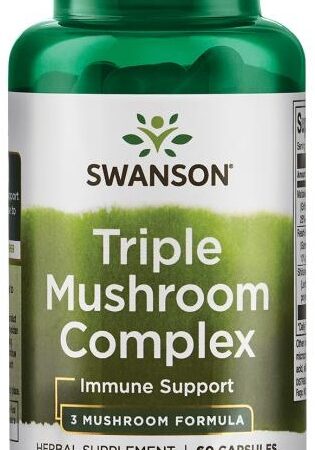 Flacon Swanson Triple Mushroom Complex.