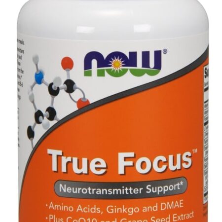 Complément alimentaire NOW True Focus, 90 gélules végétales.