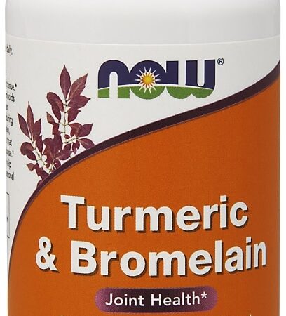 Flacon de compléments curcuma et bromélaïne, santé des articulations.