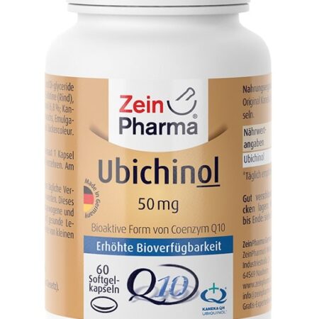 Flacon Ubiquinol Zein Pharma 50 mg.