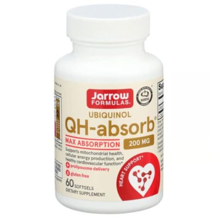 Flacon de complément alimentaire Ubiquinol QH-absorb.