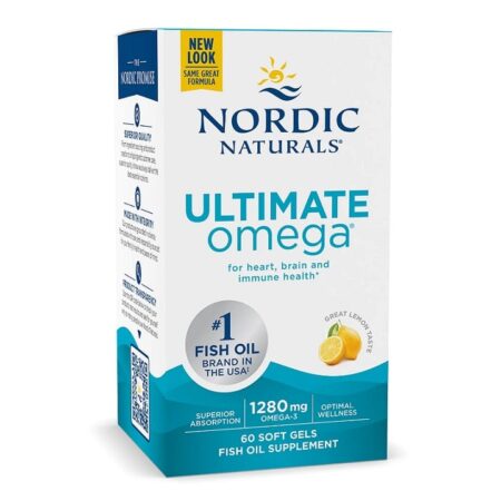 Ultimate Omega, 1280mg Lemon Flavor - 60 softgels