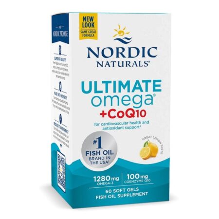 Supplément Ultimate Omega+CoQ10 Nordic Naturals.