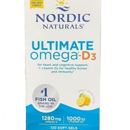 Ultimate Omega-D3, 1280mg Lemon - 120 solfgels