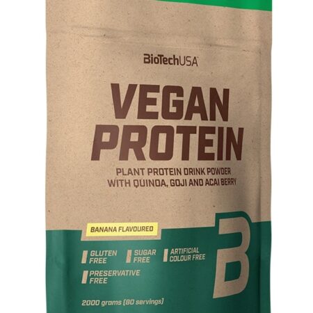 Poudre protéine végane goût banane BioTechUSA.