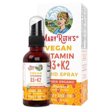 Spray végan de vitamine D3+K2.