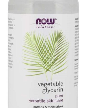 Glycérine végétale hydratante en flacon.