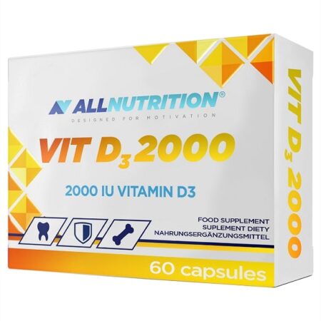 Boîte de capsules de vitamine D3.