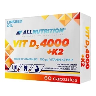 Complément alimentaire vitamine D3 K2.
