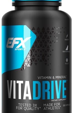 Pot de vitamines VITADRIVE pour athlètes.