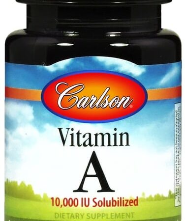 Flacon de vitamine A Carlson 100 gélules