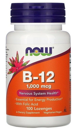 Comprimés B-12, supplément alimentaire végétarien.
