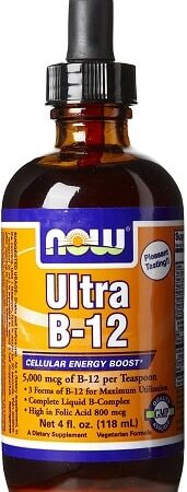 Flacon de complément alimentaire Ultra B-12.