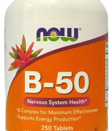 Flacon compléments B-50 pour système nerveux, végétarien.