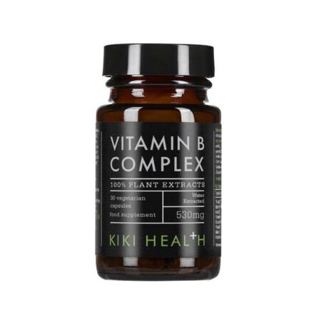 Complexe de vitamines B, supplément alimentaire végétarien.