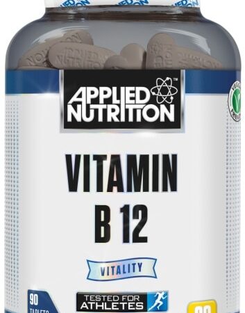 Bouteille de supplément vitaminique B12 Applied Nutrition.