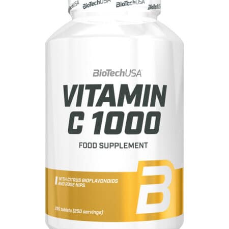 Pot de supplément alimentaire Vitamine C 1000.