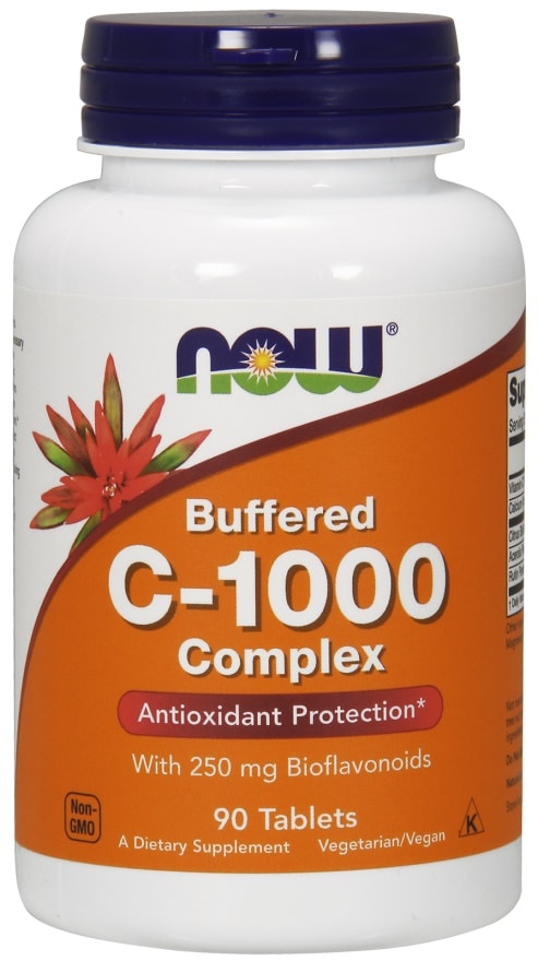 Complément alimentaire vitamine C-1000 complexe tamponné.