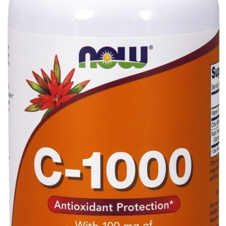 Flacon de capsules antioxydantes C-1000, complément alimentaire végétarien.