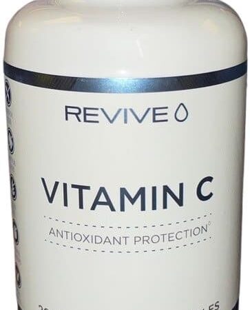 Flacon de vitamine C végétarienne.