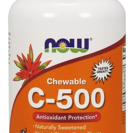 Comprimés à croquer de vitamine C NOW.