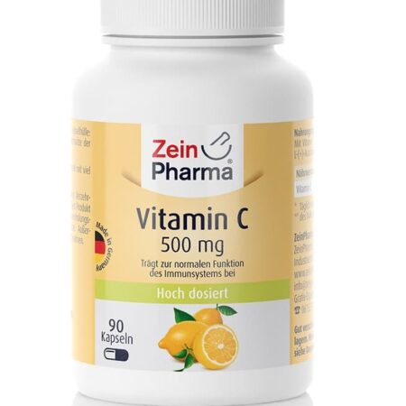 Pot de vitamine C 500 mg Zein Pharma.