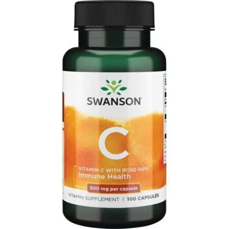 Flacon Swanson Vitamine C avec cynorrhodon.