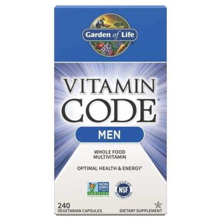 Multivitamines pour hommes Garden of Life, 240 capsules.