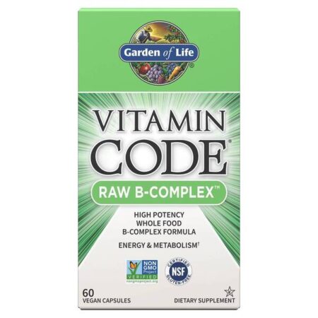 Complexe de vitamines B, complément alimentaire vegan.