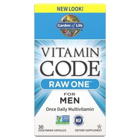Multivitamines quotidiennes pour hommes, Garden of Life.