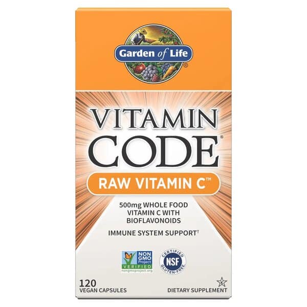 Complément alimentaire de vitamine C, Garden of Life.