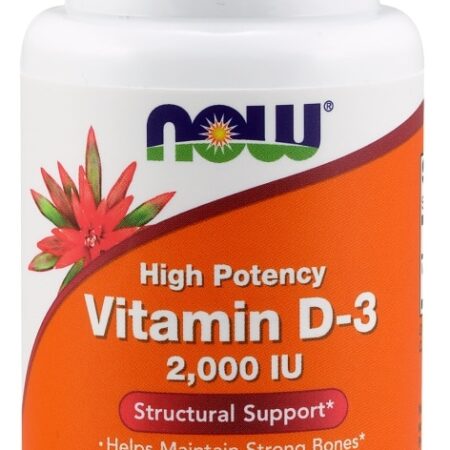 Flacon de vitamine D-3, supplément alimentaire.