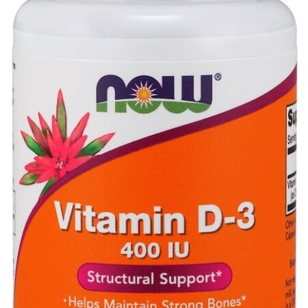 Vitamin D-3, 400 IU - 180 softgels