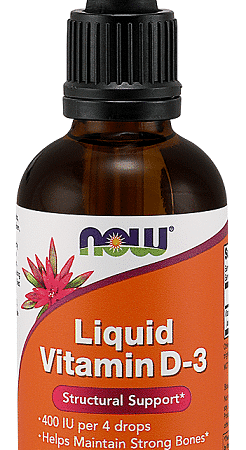 Vitamin D-3 Liquid, 400 IU - 60 ml.