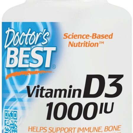 Flacon de vitamine D3 Doctor's Best.