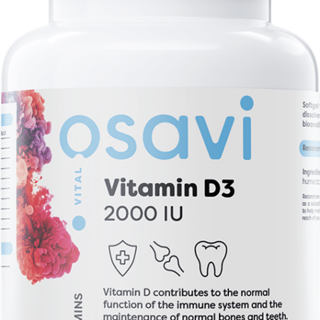 Flacon de complément alimentaire Vitamine D3 "Osavi".