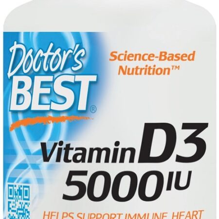 Flacon de supplément de vitamine D3 "Doctor's Best".