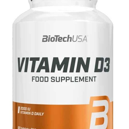 Complément alimentaire Vitamine D3 BioTechUSA.