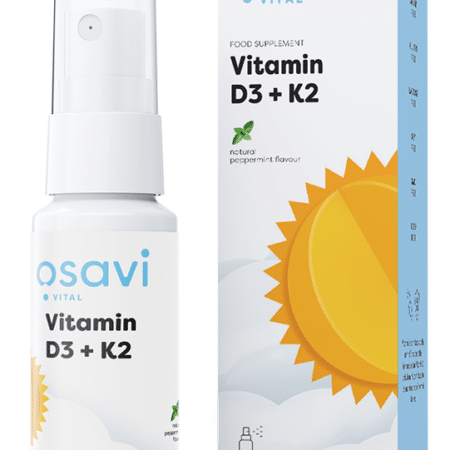 Supplément alimentaire vitamine D3 K2 spray.