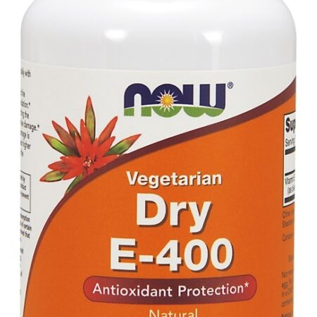 Flacon de capsules vitamine E végétariennes.