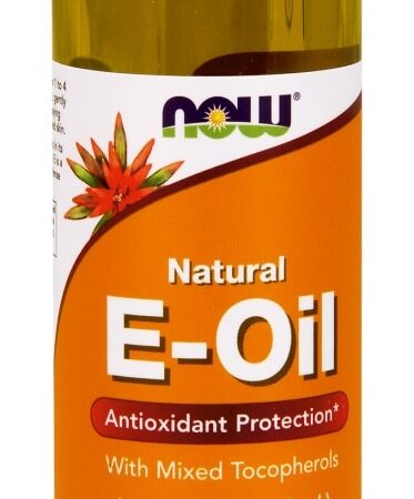 Huile E naturelle, antioxydant, végétarien, Now Foods