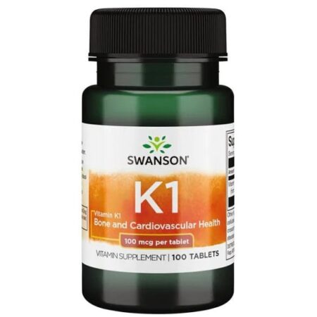 Flacon de vitamine K1 Swanson.