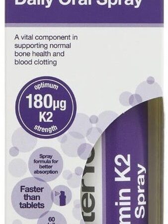 Spray oral quotidien de vitamine K2.
