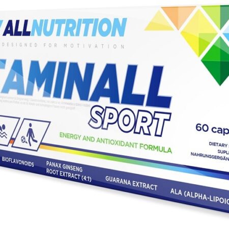 Boîte de compléments VITAMINALL SPORT, 60 capsules.