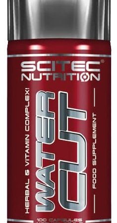Bouteille de complément alimentaire Scitec Nutrition Water Cut.