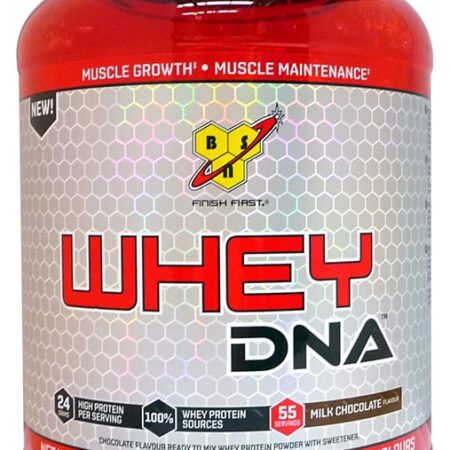 Pot de Whey DNA protéine chocolat au lait.