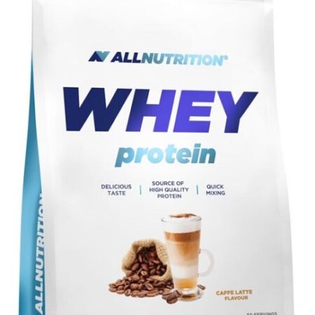 Paquet de Whey Protein goût café latte.