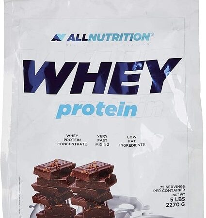 Protéine whey chocolat, supplément musculation, 2270g.
