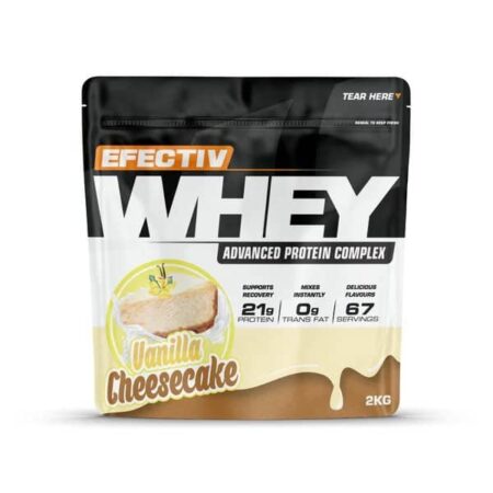 Protéine whey vanille cheesecake 2kg, complexe avancé.