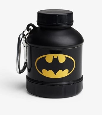 Gourde noire logo Batman.